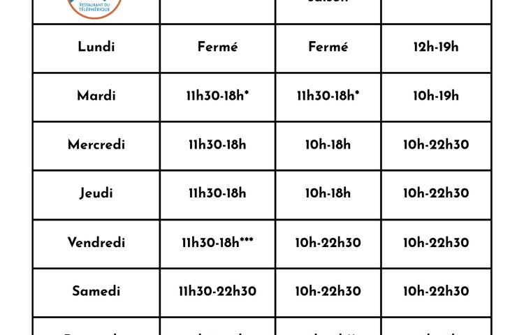 Restaurant du Téléphérique